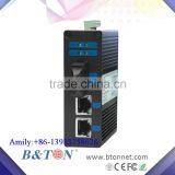 2*1000M RJ45 Ports+Dual Fiber DIN-Rail Unmanaged Industrial Network Switch