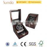 Glossy Black Wood Winder Box Watch Packaging Boxes