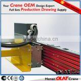 3D Design Drawing Customizeable 3P 4P 6P Seamless Sliding Contact Line Supply Power for Overhead Crane thumbnail-3