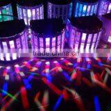 MINI Imported Led Butterfly dj Equipment Full Color Led Double Butterfly Effect Stage Light 8colors LED Butterfly Light thumbnail-4