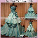 High Quality Elie Peacock Beaded Lace Evening Dress thumbnail-1