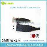 USB to Serial RJ45 Cable for Console (FTDI FT232R - 1.80m) thumbnail-2