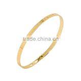 Memories Bangles With Customize Design Word 'FOREVER FAMILY' With 4mm/7mm Width thumbnail-3