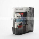 office supplies black color desk organizer stationery metal mesh magazine file racks