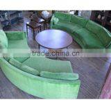 Purple Colorful Modern Restaurant Fabric Booth Seating YK7052 thumbnail-2