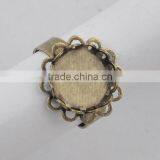 Fashion Jewelry Brass Blank Rings thumbnail-1