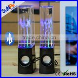 Mini Hifi magic multi-colored big bluetooth water light speakers light show fountain speakers for laptop computer