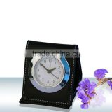 Pearl Leather Travelling Alarm Clock PA056