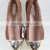 Footwear Women High Quality Two Tone Shoes Pointed Toe Ballerinas thumbnail-2