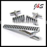 Cufflinks and Tie Clip Set Engraved thumbnail-1