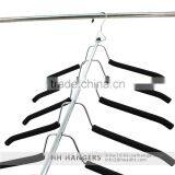 6ps Black Foamed Metal Stainless Steel Shirt Clothes Hangers Collection thumbnail-4