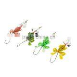 4Pcs 6.5g 11.5cm Frog Shape Soft Fishing Lures Single Fishhook Sequin Baits thumbnail-2