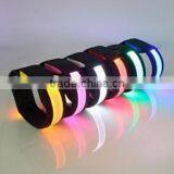 Wholesale High Quality Colorful Fashion Customized Nylon LED Flash Wristband thumbnail-2