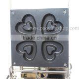 4pcs Commercial Use Non-stick 110v 220v Electric Love Heart Doughnut Baker thumbnail-3