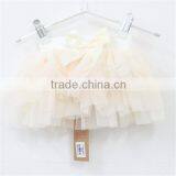 Pure White Princess Kids Ruffle Skirt for Summer thumbnail-1