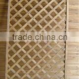 Natural wooden color fir wood lattice
