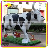 KANO5007 Christmas Decoration Artificial Fiberglass Cow Sculpture