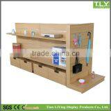 SSW-CW-101 MDF Slatwall Display Gondola Shelving for Supermarket, Store, Etc China Furniture Manufacturer thumbnail-1
