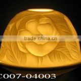 Porcelain Tealight Holder - Dome shape-BC007-04003
