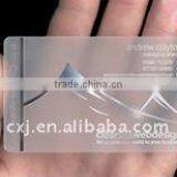 Clear Plastic Vip Business Card With Printing thumbnail-3