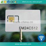 Blank Printable Plastic PVC FM24C512 FM4428 Contact Smart Card thumbnail-2
