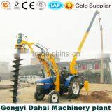 India popular automatic hydraulic digging machine for pole vertical