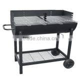 Outdoor BBQ Grill With Trolley thumbnail-1