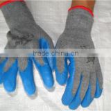 Latex Rubber Coated Palm Working Labor Gloves