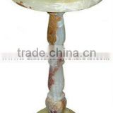 Natural honey color onyx table