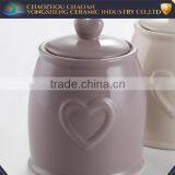 Wholesale Kitchen Canisters Soild Color Glazed Ceramic thumbnail-2