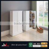 White Finish Double Foor Multi Layers Wooden Kitchen Cabinets thumbnail-1