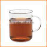 Tea Drinking Thin Glass Tea Cup With Handle thumbnail-1