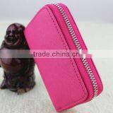 Cy278 Genuine Leather Women Card Holder Wallets High Quality Female Pillow PurseOrgan Colorful Zipper Credit Card Holder thumbnail-6