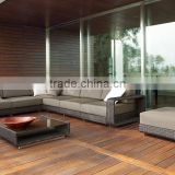 Outdoor Patio 8PC Furniture Sectional PE Wicker Rattan Sofa Set