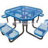 Arlau Metal Rectangle Patio Table thumbnail-3
