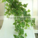 Home Garden Outdoor Decoration 3.28ft (100cm) Long Artificial Christmas Green 5 Branches Reindeer Metal Vine Rattan Elt10 2301 thumbnail-1