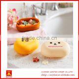 New Style Cut Cartoon Custom Easy Carry Travel Square Plastic Soap Box/Soap Stand thumbnail-4