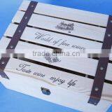Two Bottles Wood Wine Box thumbnail-4