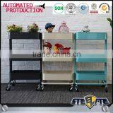 Factory Wholesale Household 3 Tier Kitchen Trolley Metal Storage Cart thumbnail-2
