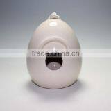 Ceramic Egg Shape Bird House thumbnail-3