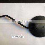 Motorcycle Parts Black Plastic Side Rearview Mirror With Plain Radiographs thumbnail-2
