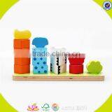 Wholesale Kids Wooden Animals Blocks Stacking Game Cheap Wooden Animals Blocks Stacking Toy Popular Baby Toy W13D113 thumbnail-3
