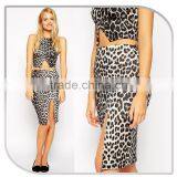 Stylish Printed Sexy Women Leopard Midi Short Skirt Forfashion Women Dress thumbnail-1