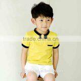 Custom 100% Cotton Children School Uniform Blank T-shirt Kids Polo T-shirt thumbnail-1