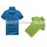 New fashion design custom bulk school uniform design in short sleeves pique polo shirts