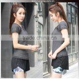 Dry Fit Breathable Fitness Yoga Running Sports Wear Shirts &Leggings For Women / Ladies thumbnail-3