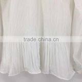 Yiwu Stock Apparel Women Pleated Transparent Sexy Chiffon Blouse thumbnail-2