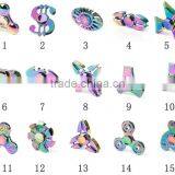 New Design Rainbow Color Hand Fridget Spinners Dazzle Color Metal Finger Spinners Toys Colorful Hand Spinner Relax Toys Gifts thumbnail-3