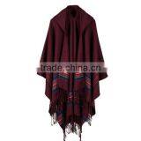 Korean Style 2017 New Year Female Scarf Coloful Stripes Jacquard 100%ACRYLIC Material 130*150cm Women Travel Cappa thumbnail-3