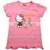 100%Cotton Girls Short Sleeve Children Tshirt thumbnail-1